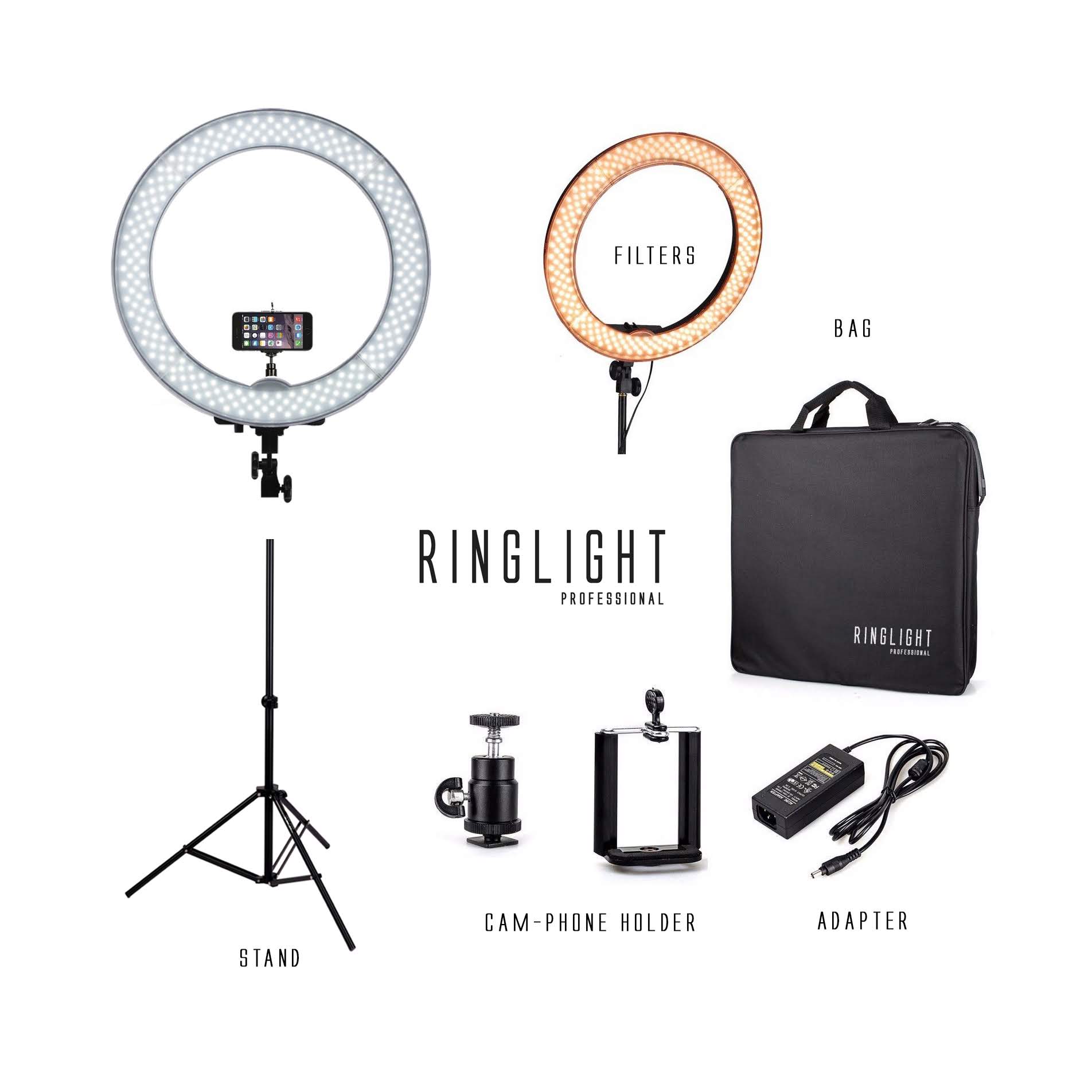 Ring Light Pro 18inch - MAKEUPBASE